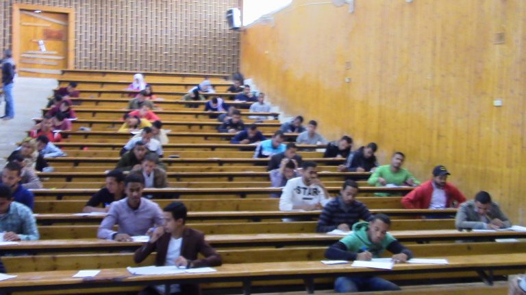 تواصل امتحانات الفصل الدراسى الأول بكلية التربية الرياضية-العام الجامعى 2019-2020م