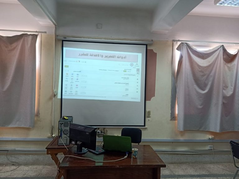 ورشة عمل للتدريب على المنصة المعتمدة “Thinqi” لأعضاء هيئة التدريس بالتربية الرياضية
