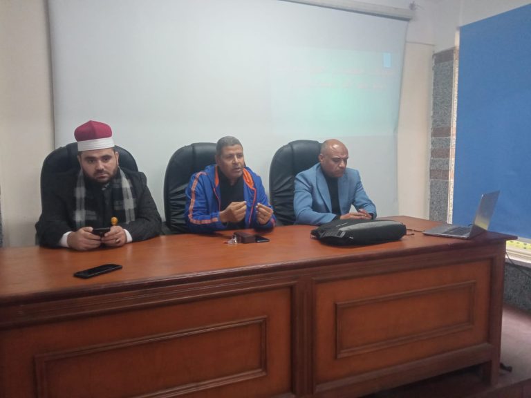 علوم الرياضة تنظم ندوة عن الانتحار من المنظور الشرعي وآثاره على الفرد والمجتمع