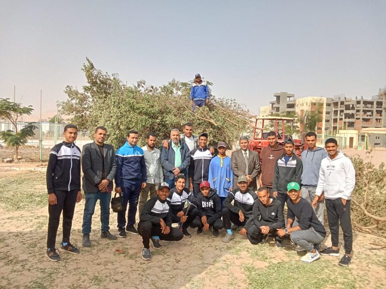 مشاركة كلية علوم الرياضة جامعة سوهاج فى فعاليات الأسبوع البيئي التاسع بجامعة سوهاج