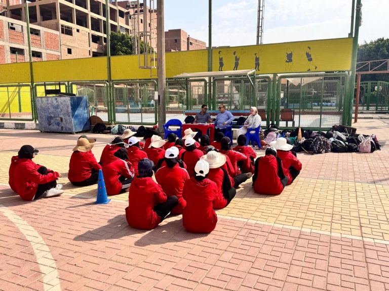 جانب من متابعة انتظام المحاضرات العملية لطلاب كلية علوم الرياضة جامعة سوهاج
