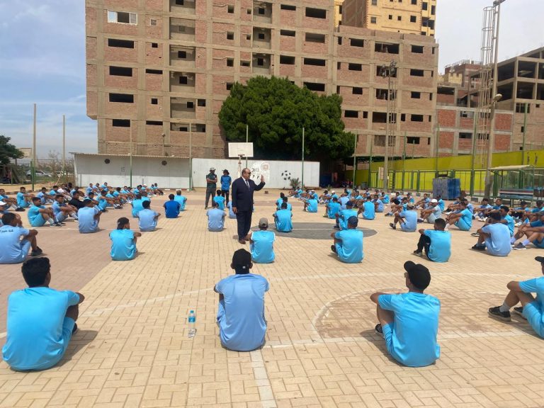 جانب من متابعة انتظام المحاضرات العملية لطلاب كلية علوم الرياضة جامعة سوهاج